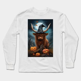 Trick Or treat - Highland Cow Long Sleeve T-Shirt